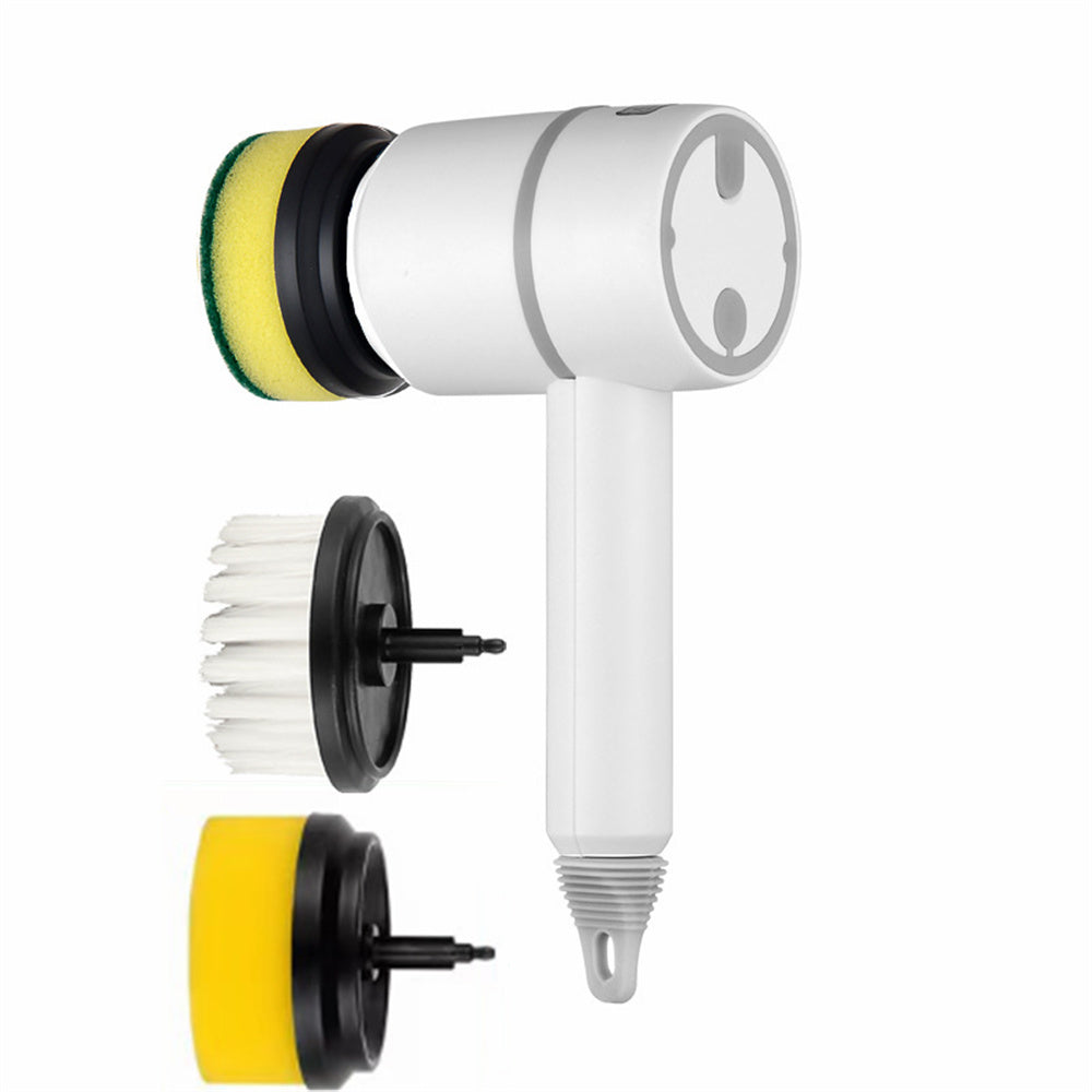 Electric Cleaning Brush – Rechargeable Spin Scrubber for Kitchen, Dishes, Tiles & Bathroom