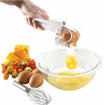 Trunex Egg Cracker & Separator – Creative Handheld Egg Opening Tool