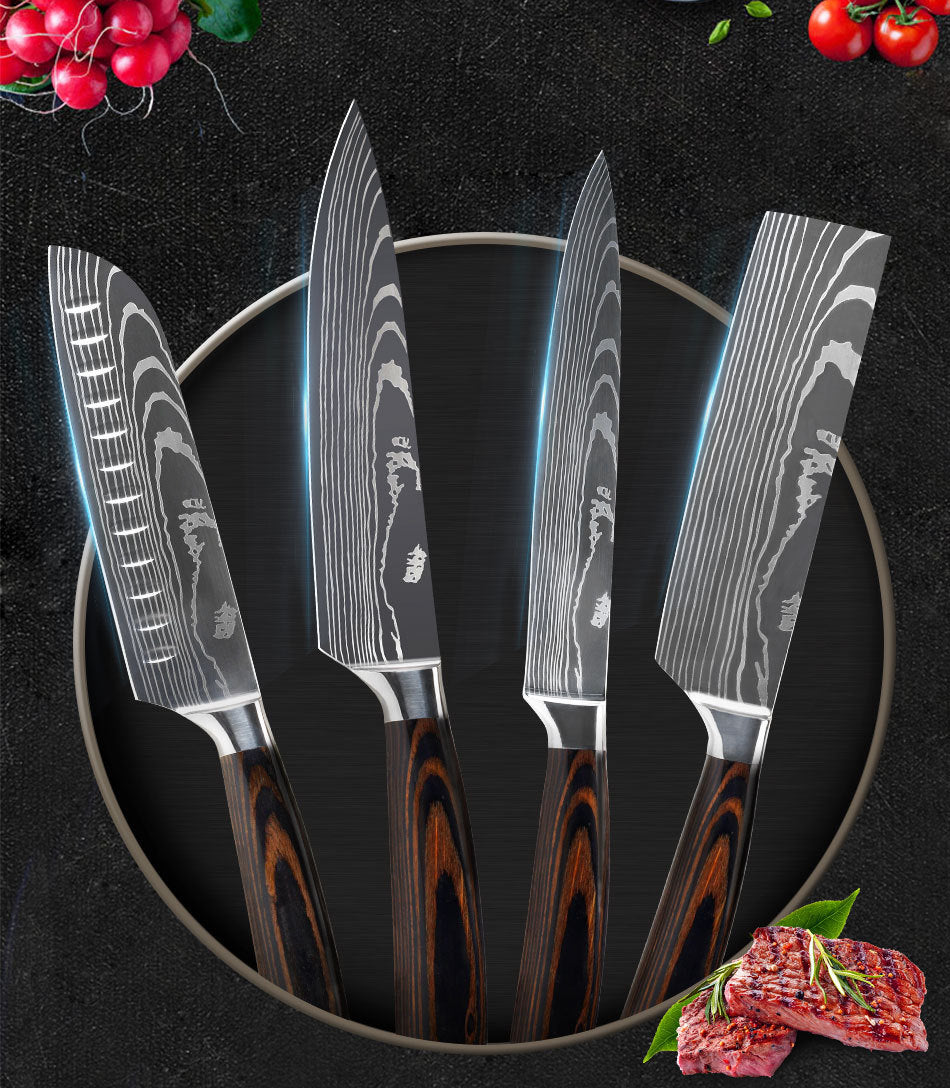 Professional Chef Knife – Kitchen Cleaver & Slicing Knife for Meat, Vegetables & Home Cooking