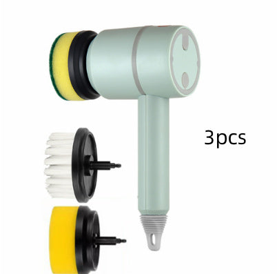 Electric Cleaning Brush – Rechargeable Spin Scrubber for Kitchen, Dishes, Tiles & Bathroom