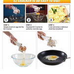 Trunex Egg Cracker & Separator – Creative Handheld Egg Opening Tool