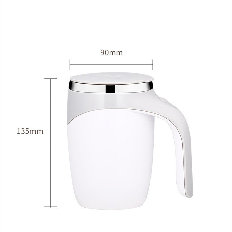 Rechargeable Automatic Electric Stirring Cup – Magnetic Rotating Coffee & Milkshake Cup