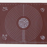 Reusable Silicone Baking Mat – Non-Stick Pastry Rolling Mat with Guide Marks