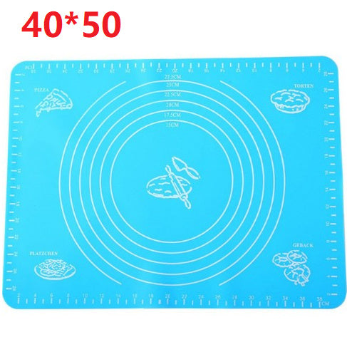 Reusable Silicone Baking Mat – Non-Stick Pastry Rolling Mat with Guide Marks