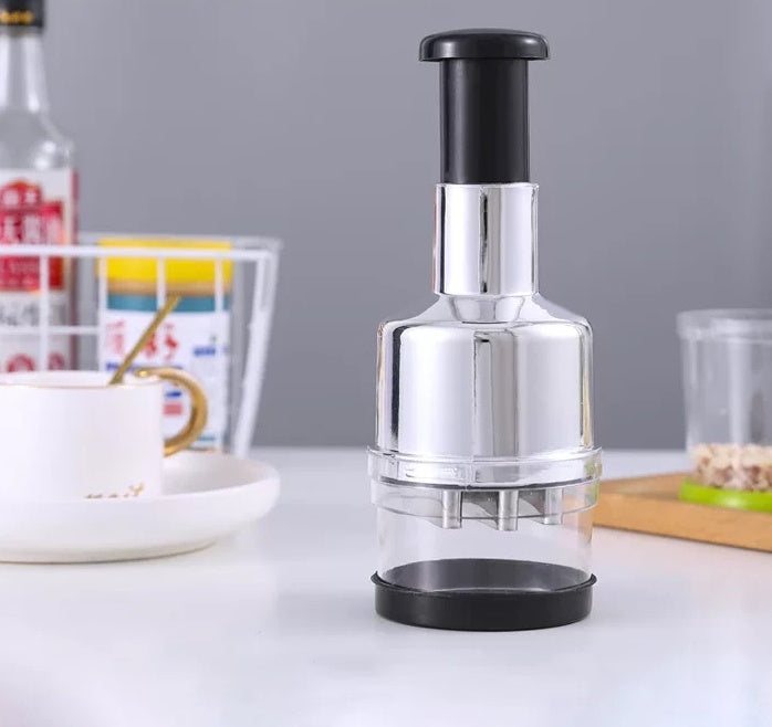 Trunex Clap Knife Vegetable & Garlic Cutter – Manual Stainless Steel Kitchen Chopper