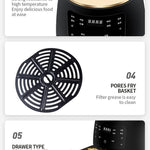 Trunex Smart Touch Air Fryer – 1400W Oil-Free Electric Fryer for Healthy Cooking at Home