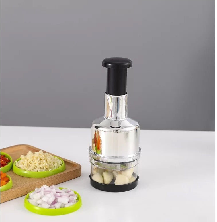 Trunex Clap Knife Vegetable & Garlic Cutter – Manual Stainless Steel Kitchen Chopper