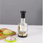 Trunex Clap Knife Vegetable & Garlic Cutter – Manual Stainless Steel Kitchen Chopper