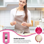 Trunex Egg Shell Opener – Handheld Egg Cracker, Peeler & Slicer for Raw & Boiled Eggs