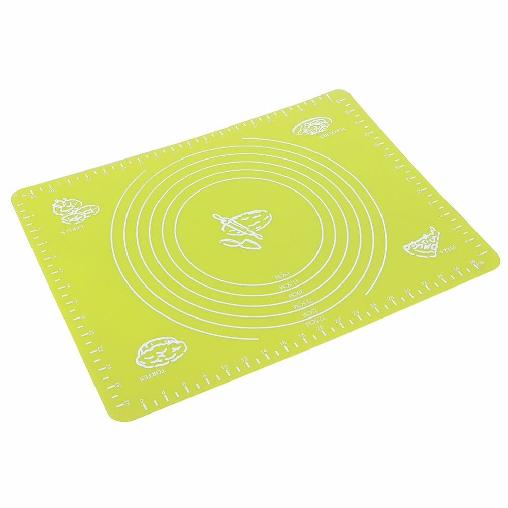 Reusable Silicone Baking Mat – Non-Stick Pastry Rolling Mat with Guide Marks