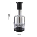 Trunex Clap Knife Vegetable & Garlic Cutter – Manual Stainless Steel Kitchen Chopper