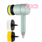 Electric Cleaning Brush – Rechargeable Spin Scrubber for Kitchen, Dishes, Tiles & Bathroom