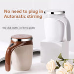 Rechargeable Automatic Electric Stirring Cup – Magnetic Rotating Coffee & Milkshake Cup